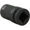 Dynamic 1" Drive Deep Socket, Black Phosphate, Tools 1-3/16" X 1" Drive, 6 Point Deep Length D025538 - alternate 3